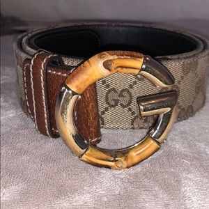Gucci bamboo belt